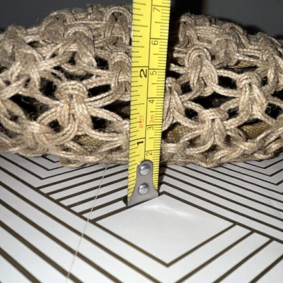 Woven Straw‎ Bag Braided Jute Shoulder Handbag - Picture 10 of 11